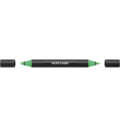 Twinmarker Sketcher brush+chisel YG395 blattgrün