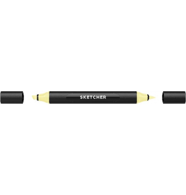 Twinmarker Sketcher brush+chisel K 400 hanf hell