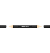 Twinmarker Sketcher brush+chisel BE440 milchkaffee hell