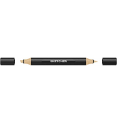 Twinmarker Sketcher brush+chisel BE445 milchkaffee mittel