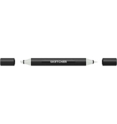 Twinmarker Sketcher brush+chisel GG490 grüngrau 2