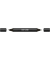 Twinmarker Sketcher brush+chisel BL600 schwarz