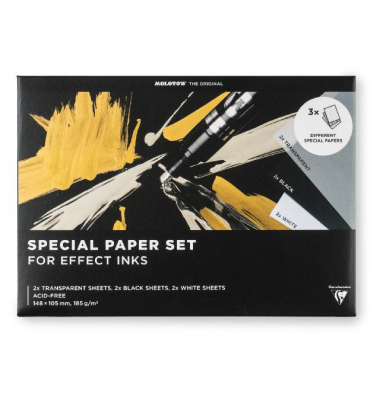 Special Paper Umschlag Set A6 6 Blatt für Effekttinten Effekttinten-Papier