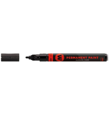 Marker Permanent Paint 120PP Alcohol, 2mm, Nr. 180, schwarz