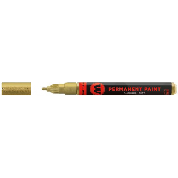4250397666877 - Marker Permanent Paint 120PP Alcohol 2mm Nr 401 gold 4250397666877 Molotow 4250397666877 - Marker Permanent Paint 120PP Alcohol 2mm Nr 401 gold 4250397666877 Molotow