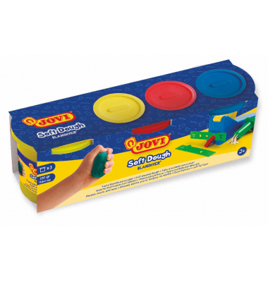 Soft Dough BLANDIVER Knetmasse 3er Schachtel, farbig sortiert Kinderknete