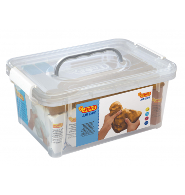 Lufthärtende Modelliermasse Box mit 500g und Werkzeugen Lufthärtende Modelliermasse Box mit 500g und Werkzeugen