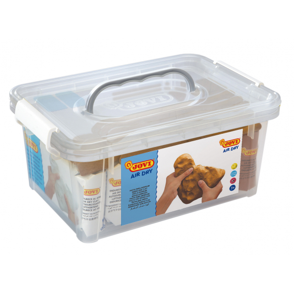 8412027000130 - Lufthärtende Modelliermasse Box mit 500g und Werkzeugen 8412027000130 Jovi