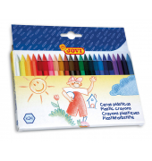 Farbstifte-Set Plasticolor, 924, farbig sortiert, sechskant, Packung