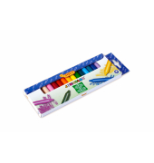 Wachsstifte 18er Schachtel, farbig sortiert Wachsstift Wachsstifte 18er Schachtel, farbig sortiert Wachsstift