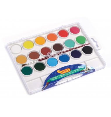 Farbkasten, 800/18, Wasserfarbe, 18 Farben, wei&szlig;