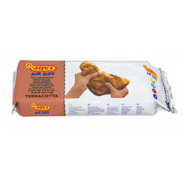 8412027000550 - AIR DRY Modelliermasse 1000g terracotta 8412027000550 Jovi