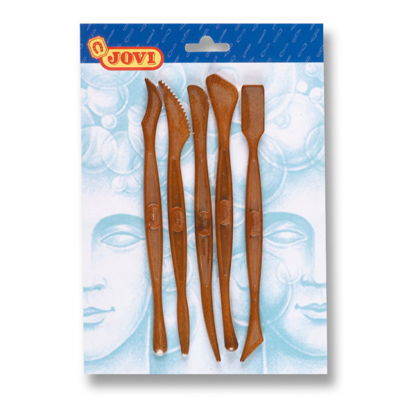 8412027001076 - Modellierwerkzeuge Blister mit 5 Stück sortiert 8412027001076 Jovi