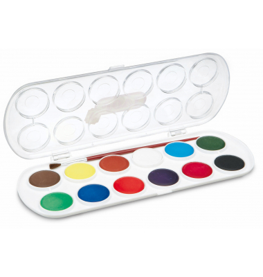 Wasserfaben 12 Farben je 30m mit Pinsel