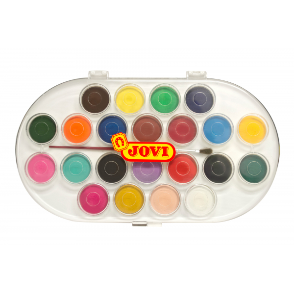 8412027002318 - Wasserfaben 22 Farben je 30m mit Pinsel 8412027002318 Jovi