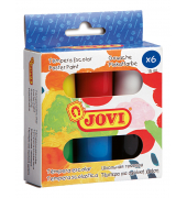 Flüssige Plakatfarbe 6er Etui, je 15ml, farbig sortiert
