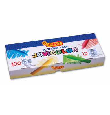 Wachsstifte ECONOMY PACK 300er Schachtelje Farbe Wachsstift