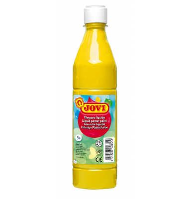 Flüssige Plakatfarbe 500ml Flasche, gelb