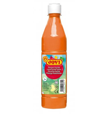 Flüssige Plakatfarbe 500ml Flasche, orange