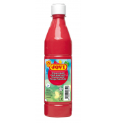 Flüssige Plakatfarbe 500ml Flasche, zinnoberot