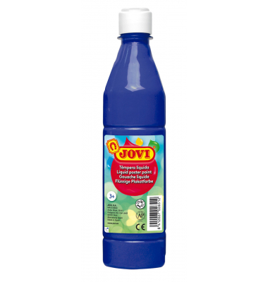 Flüssige Plakatfarbe 500ml Flasche, ultrablau