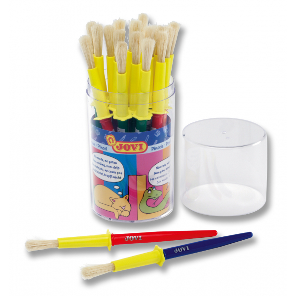 8412027006668 - Jovi Schule Medium Bürsten Borste Haar Schule Bürsten Topf von 20 8412027006668 - Jovi Schule Medium Bürsten Borste Haar Schule Bürsten Topf von 20