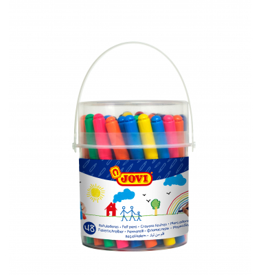Faserschreiber maxi Dose mit 48 Stück, farbig sortiert