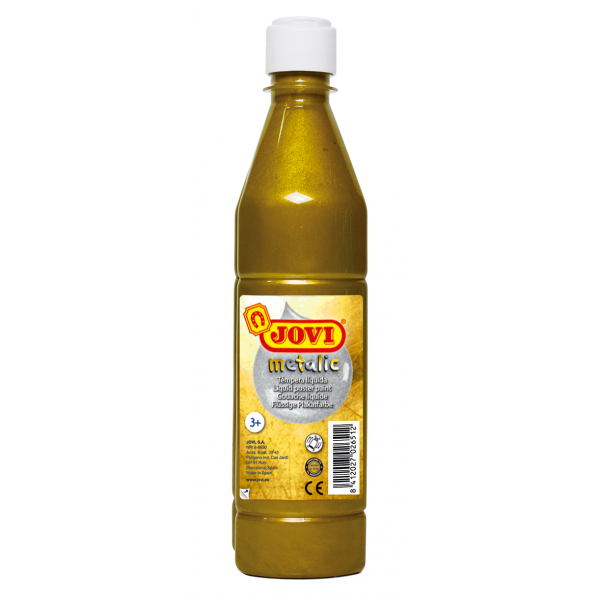 8412027007443 - Flüssige Plakatfarbe metallic 500 ml Flasche gold 8412027007443 Jovi 8412027007443 - Flüssige Plakatfarbe metallic 500 ml Flasche gold 8412027007443 Jovi