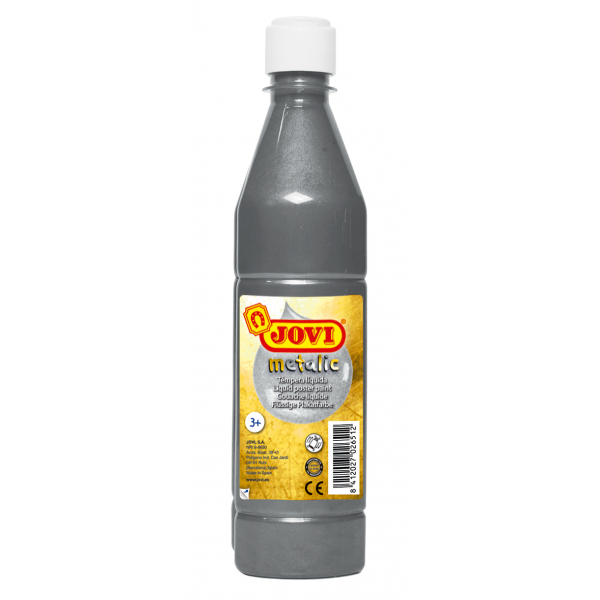 8412027007450 - Flüssige Plakatfarbe metallic 500 ml Flasche silber 8412027007450 Jovi 8412027007450 - Flüssige Plakatfarbe metallic 500 ml Flasche silber 8412027007450 Jovi