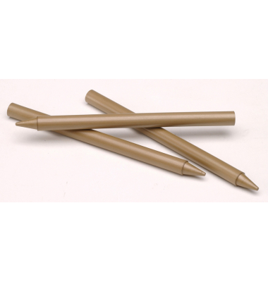 Farbstifte-Set Plasticolor, 92538, gold, rund, Packung