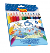 Buntstifte-Set Maxi, 735/12, 12-farbig sortiert, dreikant, ergonomisch, Packung