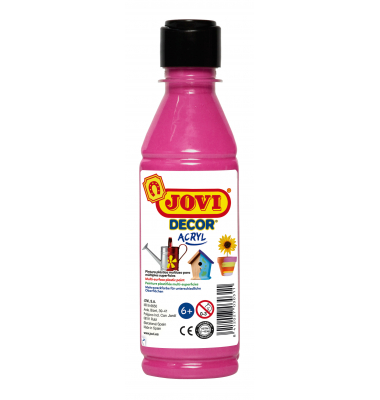 DECOR ACRYL Mehrzweckfarben 250 ml Flasche, magenta Acrylmalfarbe