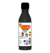 DECOR ACRYL Mehrzweckfarben 250 ml Flasche, schwarz Acrylmalfarbe