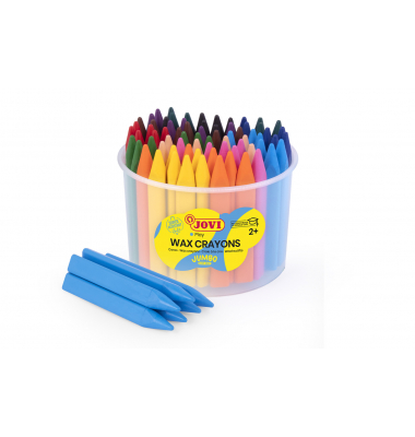 Wachsmalstifte Jumbo Easy Grip Dose, 973/72, farbig sortiert, Dreikantform, 1,1x13cm (&Oslash;xL)