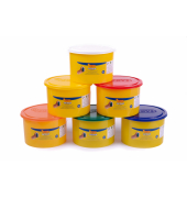 Soft Dough BLANDIVER Knetmasse 6er Kasten, 460g Dosen, sortiert Knetmasse