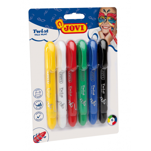 8412027028530 - Twist FACE PAINT 6er Blister farbig sortiert 8412027028530 Jovi