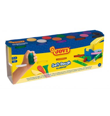 Soft Dough BLANDIVER Knetmasse 10er Schachtel, farbig sortiert Knetmasse