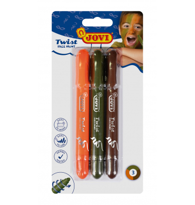 Twist FACE PAINT 3er Blister, Farben Boy