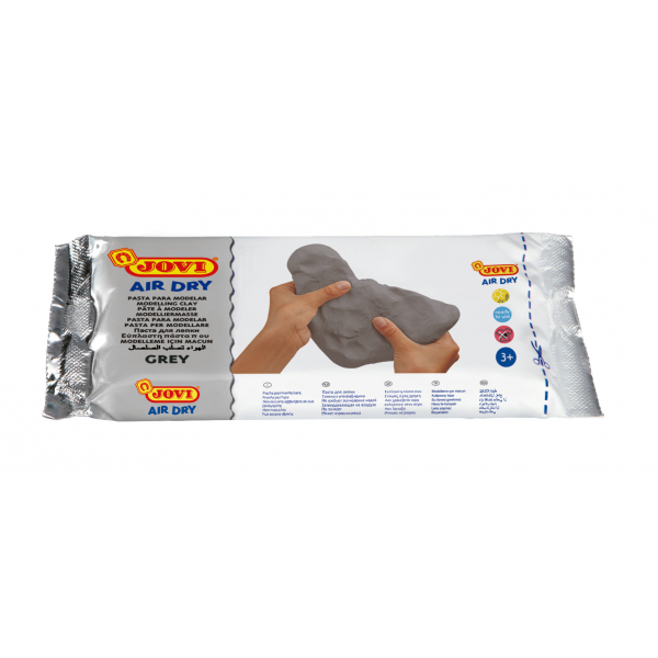 8412027029889 - AIR DRY Modelliermasse 250 g grau 8412027029889 Jovi