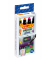 DECOR glass NEON Wachsmalstifte 4er Schachtel, Neon Farben sortiert