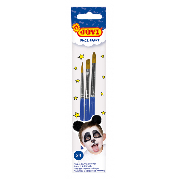 8412027031646 - FACE PAINT Schminkpinsel Beutel mit 3 Stück Schminkpinsel 8412027031646 Jovi 8412027031646 - FACE PAINT Schminkpinsel Beutel mit 3 Stück Schminkpinsel 8412027031646 Jovi