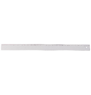 Lineal 80 cm mm-Teilung, glasklares Plexiglas