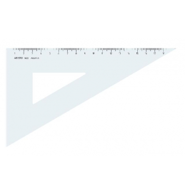Dreieck 60 Grad ohne Facette Hypotenuse 22.6 cm, Teilung 19.6 cm