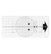 Navigations-Plotter 1 drehbare Kompassrose Navigations-Plotterschablone