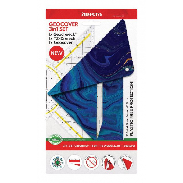 9003182181018 - Geocover 3 in 1 Geo und TZ Dreieck Deep Blue je 1 x AR1552 AR16502 9003182181018 Aristo 9003182181018 - Geocover 3 in 1 Geo und TZ Dreieck Deep Blue je 1 x AR1552 AR16502 9003182181018 Aristo