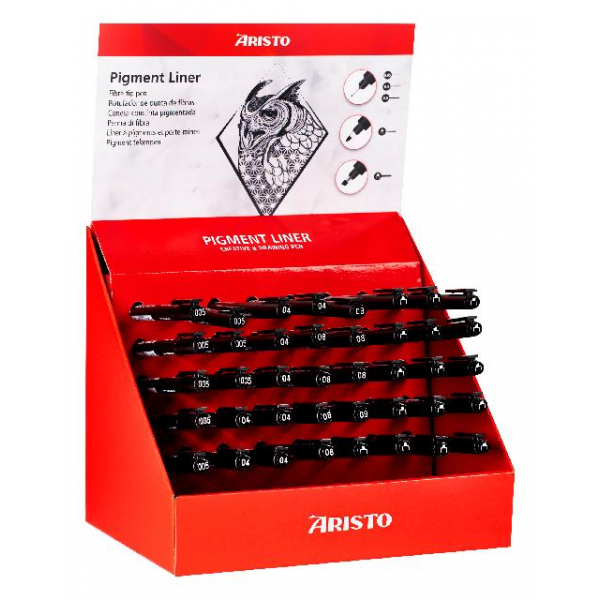 9003182234509 - Pigmentliner Display Kreativ Bedarf je 8 x 0050408RundKeil 9003182234509 Aristo 9003182234509 - Pigmentliner Display Kreativ Bedarf je 8 x 0050408RundKeil 9003182234509 Aristo