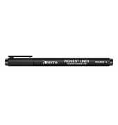 Pigment Liner Keilspitze schwarz, licht- und wasserbeständig