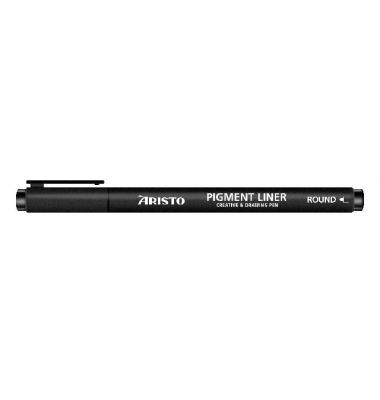 Pigment Liner Keilspitze schwarz, licht- und wasserbeständig