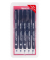 Fineliner-Set Creative&Draving, AR23535, schwarz (Schreibfarbe: schwarz), 0,05+0,4+0,8mm-Rund+Keil