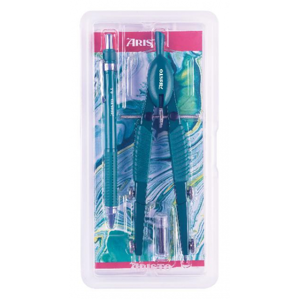 5 Stück Aristo TopLine Zirkel mit Studio Pen ART Series Mystic Green 9003182558094 Aristo